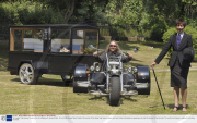 The Largest 'Trike Hearse' Combo in the UK at Weymouth, Dorset, Britain - 24 Jun 2009