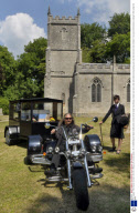 The Largest 'Trike Hearse' Combo in the UK at Weymouth, Dorset, Britain - 24 Jun 2009