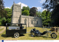 The Largest 'Trike Hearse' Combo in the UK at Weymouth, Dorset, Britain - 24 Jun 2009