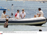 ST TROPEZ: Prince Albert II of Monaco naturist beach