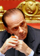 SILVIO BERLUSCONI STOCK PHOTOS