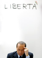 SILVIO BERLUSCONI STOCK PHOTOS