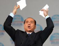 SILVIO BERLUSCONI STOCK PHOTOS