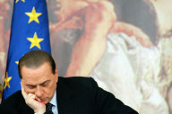 SILVIO BERLUSCONI STOCK PHOTOS