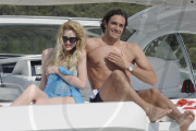 Luca Toni, joueur de foot italien, evoluant au Bayern de Munich en vacances en Sardaigne. SLF. lib