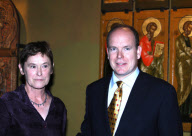 Prince Albert attends exhibition "Mocow Splendours of the Romanovsî, presented July 11 through September 13