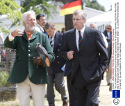 The 2nd International Festival of Falconry sponsored by the Emirates Falconers' Club from Abu Dhabi  held in the grounds of the Englefield Estate,Theale, Berkshire, Britain - 12 Jul 2009