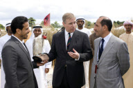 Prince Andrew At Falconry Festival