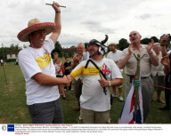 World Pea Shooting Championships, Witcham, Cambridgeshire, Britain - 11 Jul 2009