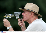 World Pea Shooting Championships, Witcham, Cambridgeshire, Britain - 11 Jul 2009