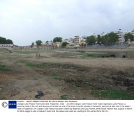 Udaipar Lake Palace Hotel loses lake, Rajasthan, India  - Jul 2009