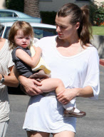 Milla Jovovich and her Cranky Daughter Ever