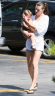 Milla Jovovich and her Cranky Daughter Ever
