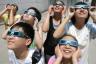 #(2)CHINA-CHILDREN-SOLAR ECLIPSE-PREPARATION (CN)