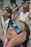 #(1)CHINA-CHILDREN-SOLAR ECLIPSE-PREPARATION (CN)
