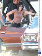 'The Runaways' film set, Sherman Oaks, Los Angeles, America - 22 Jul 2009