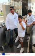 Jermaine Jackson and family in Vienna, Austria - 23 Jul 2009