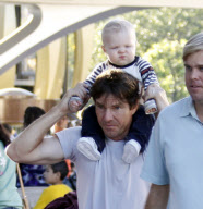 EXCLUSIVE:  Dennis Quaid Celebrates Twins First Birthday at Disneyland!
