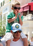 David Beckham hits the Grove with the boys Part 2