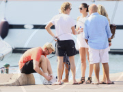 Boris Becker and Lilly Kerssenberg are enjoying, with some friends, at Saint Tropez.