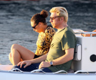 Boris Becker and Lilly Kerssenberg shopping in saint tropez.