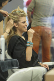 AnnaLynne McCord gets "pampered" at Gavert/Atelier Salon