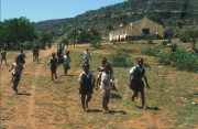 Zulu children leaving school
