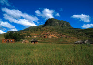 village below a koppie