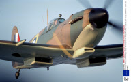 WORLD WAR II SPITFIRES USED IN FILMING TV PROGRAMME 'A PIECE OF CAKE', BRITAIN - 1987 / 88