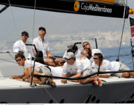 PRINCE FELIPE OF SPAIN sailing on board of the CAM during the Audi Sailing Cup 