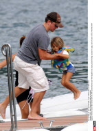 ITALY: Matt Damon with family on vacation