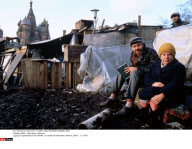 URSS : Sans-abris a Moscou