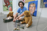 British Artist Jasper Joffe at the Idea Generation Gallery