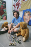 British Artist Jasper Joffe at the Idea Generation Gallery