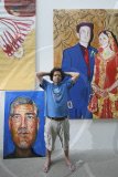 British Artist Jasper Joffe at the Idea Generation Gallery