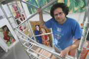 British Artist Jasper Joffe at the Idea Generation Gallery