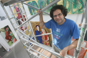 British Artist Jasper Joffe at the Idea Generation Gallery