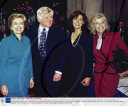 Kennedy and Kassebaum Welcome Hillary Rodham Clinton, Washington DC, America - 29 Sept 1993