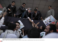AFGHANISTAN: HAMID KARZAI CAMPAIGN RALLY IN KABUL