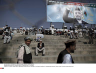 AFGHANISTAN: HAMID KARZAI CAMPAIGN RALLY IN KABUL