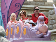 Tim Burton And His Wife Helena Bonham Carter Take Their Family To Disneyland