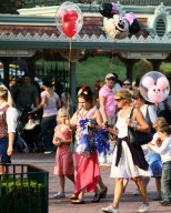 Tim Burton And His Wife Helena Bonham Carter Take Their Family To Disneyland