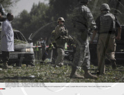 AFGHANISTAN: TALIBAN BOMB ATTACK AGAINST ISAF HQ'S