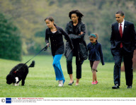 Bo the new White House dog, Washington, America - 14 Apr 2009