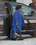 Katherine Jackson Looks Happy At Church