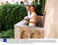 Caroline RIdley and Paul Szumilewicz, First Couple to be Married in 'Romeo and Juliet' House, Verona, Italy  - 21 Aug 2009