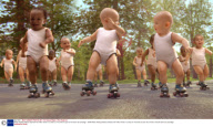 Roller-skating babies watched 3.8 million times in a week on YouTube as part of an Evian ad campaign - 2009