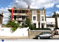 Work in progress to extend the home of Gwyneth Paltrow and Chris Martin, London, Britain - 25 Aug 2009