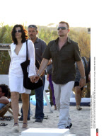 SAINT-TROPEZ: U2's frontman Bono out and about