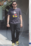 DJ AM out and about in Santa Monica, Los Angeles, America - 19 Aug 2009